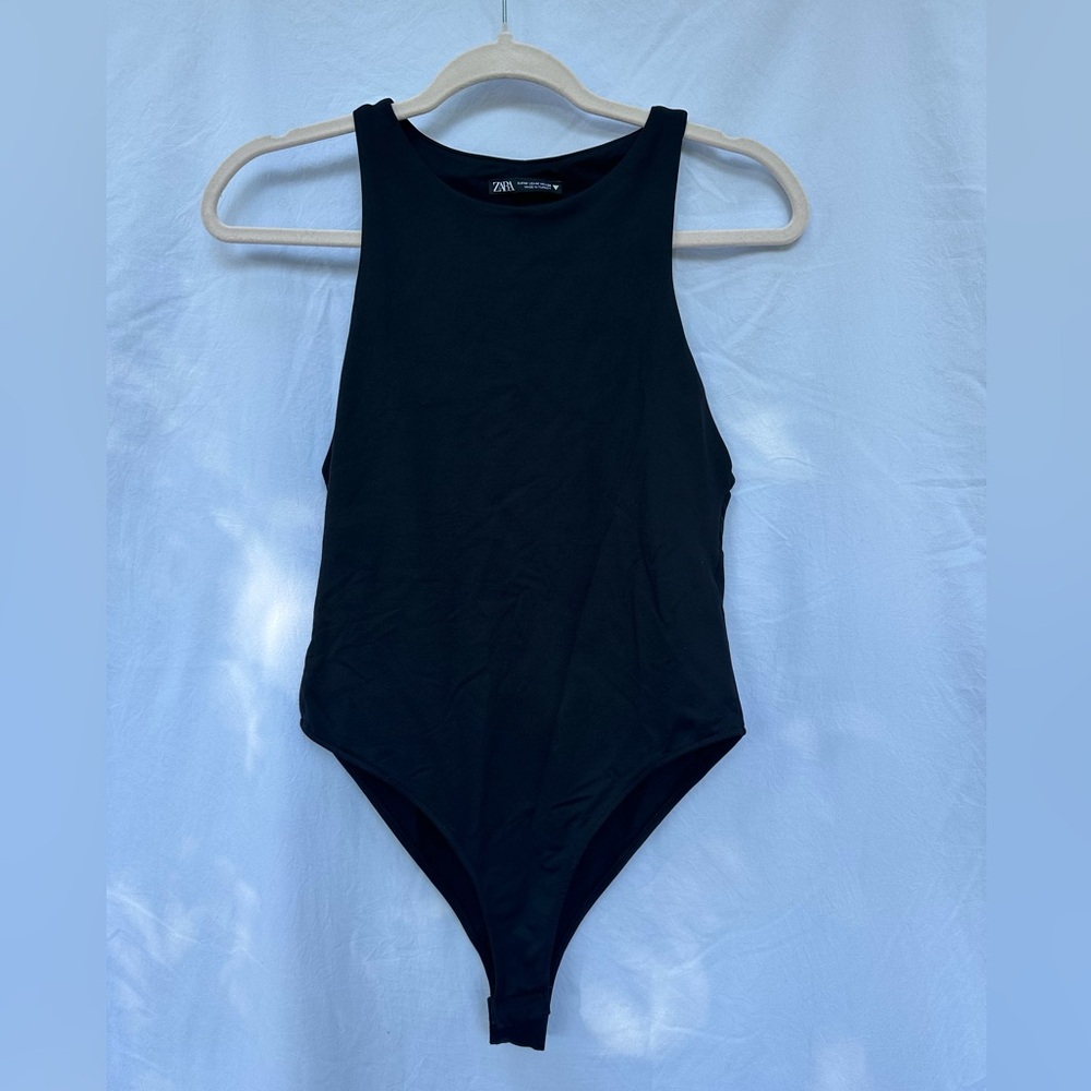 Zara Black Bodysuit medium